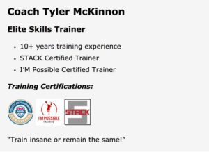 Tyler McKinnon STACK Elite Skills Trainer