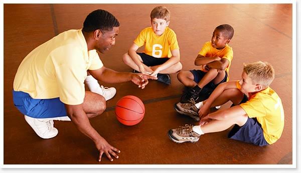 Introducing Basketball To Children